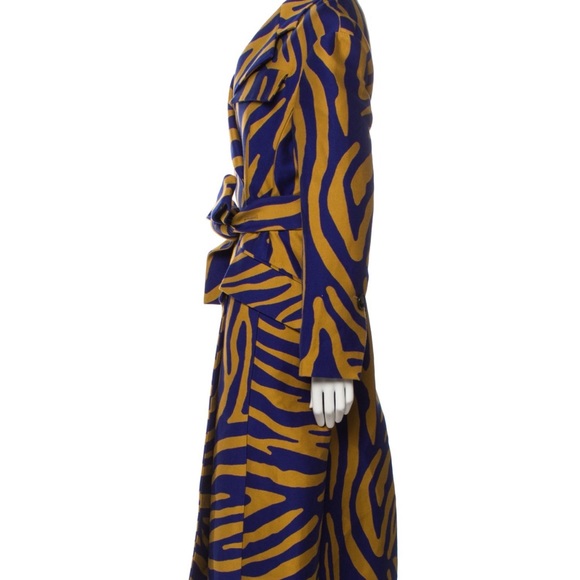 Proenza shoulder abstract zebra print coat nwot - Picture 3 of 13